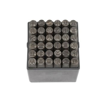 Partner PT03041 3 mm 36 Parça Çelik Harf ve Rakam