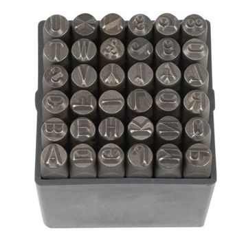 Partner PT03041 3 mm 36 Parça Çelik Harf ve Rakam