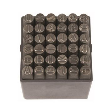 Partner PT03043 5 mm 36 Parça Çelik Harf ve Rakam
