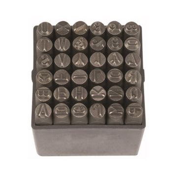 Partner PT03043 5 mm 36 Parça Çelik Harf ve Rakam