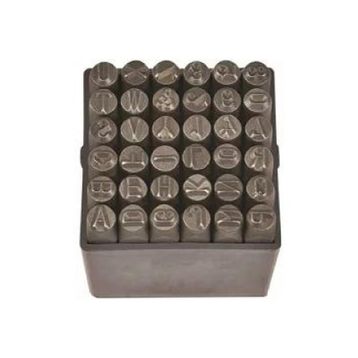 Partner PT03045 8 mm 36 Parça Çelik Harf ve Rakam