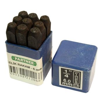 Partner PT21205 9 Parça 5 mm Çelik Rakam