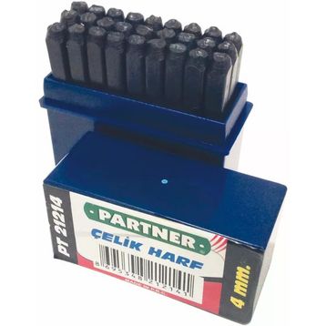 Partner PT21216 6 mm 27'li Çelik Harf Takımı