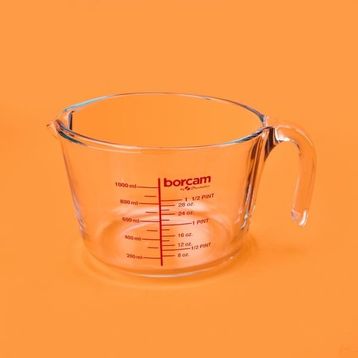 Paşabahçe 1 lt Şeffaf Borcam Ölçü Kabı