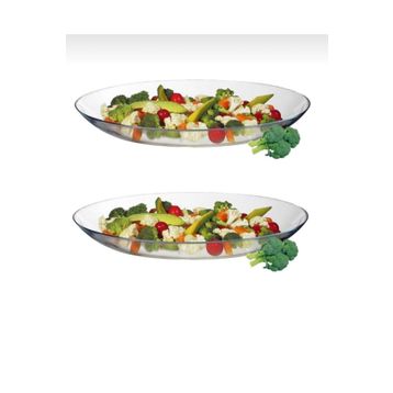 Paşabahçe 10336 Invitation Oval Servis Kayık Tabak