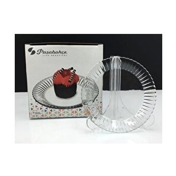 Paşabahçe 10708 Frezya 6'lı Şeffaf Tatlı Tabağı