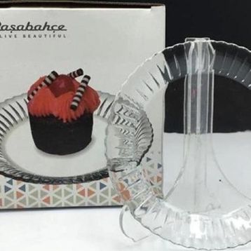 Paşabahçe 10708 Frezya 6'lı Şeffaf Tatlı Tabağı