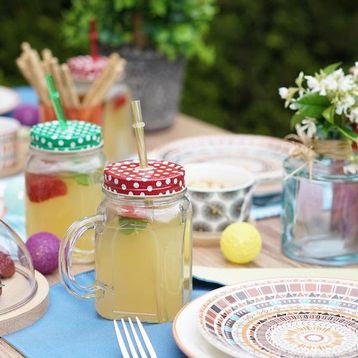 Paşabahçe 1073861 Pipetli Kırmızı 450 cc Bardak