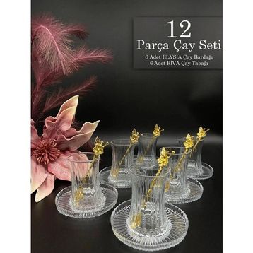 Paşabahçe 12 Parça Elysia Çay Bardak Seti
