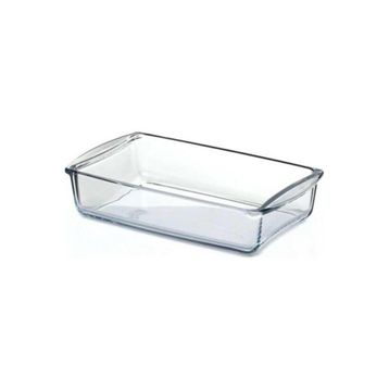 Paşabahçe 1320 ml Şeffaf Kırmızı Kapaklı Dikdörtgen Borcam
