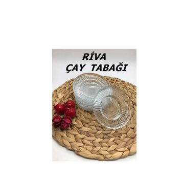 Paşabahçe 14645 6'lı Riva Çay Tabağı