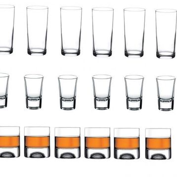 Paşabahçe 18 Parça Rakı Viski Shot Bardağı Seti