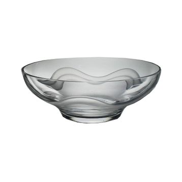 Paşabahçe 18168 El İmalatı Beyaz Dalgalı Kristal Kase