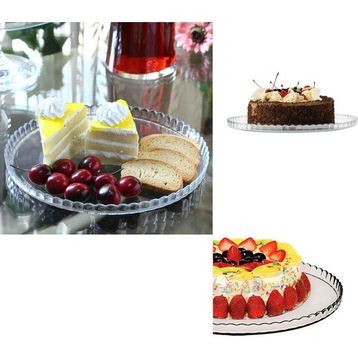 Paşabahçe 32 cm Pasta Servis Sunum Tabağı