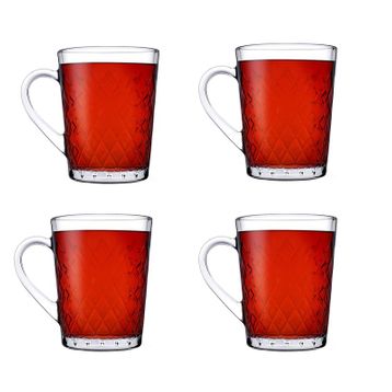 Paşabahçe 4 Adet Ruby Kulplu Bardak