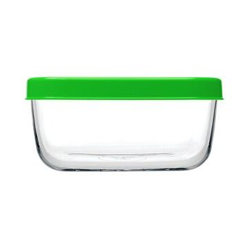 Paşabahçe 420 cc 2'li Snowbox Beyaz Plastik Kapaklı Saklama Kabı