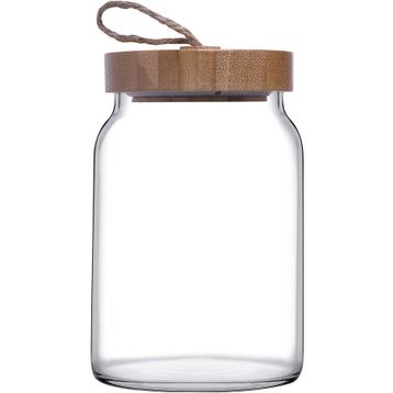 Paşabahçe 43583S00 860 ML Woody Bambu Kapaklı Kavanoz