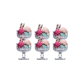 Paşabahçe 440211 Timeless 6 Parça Ayaklı Dondurmalık Sunum Kasesi