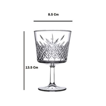 Paşabahçe 440456 Timeless 4 Adet Ayaklı 270 cc Kokteyl Bardak