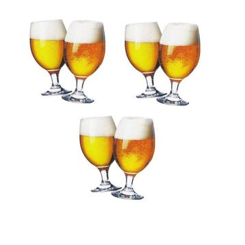 Paşabahçe 44417 6'lı Bistro Bira Bardağı