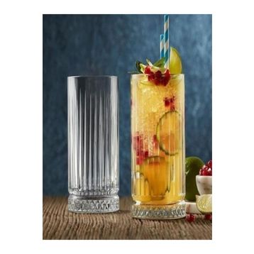 Paşabahçe 520445 365 cc Elysia Long Drink 4'lü Su Meşrubat Bardağı