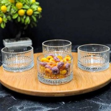 Paşabahçe 530038 Elysia 4'lü Çerezlik Kase Takımı