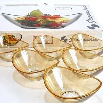 Paşabahçe 53962 6'lı Kayık Cam Sosluk