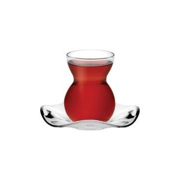 Paşabahçe 54631 Dantel 6'lı Çay Tabağı