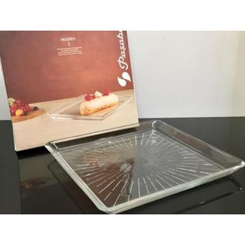 Paşabahçe 54683 24x24 CM Madlen Kare Servis Tabağı