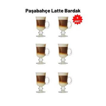 Paşabahçe 55141 İrish 6'lı Kulplu Latte Bardak