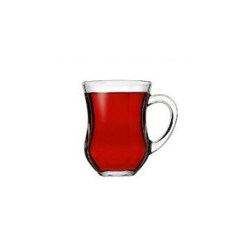 Paşabahçe 55373 Dem Kulplu 6'lı Çay Bardak
