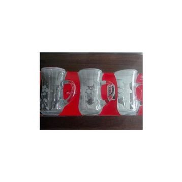Paşabahçe 55411 6'lı Kulplu Çay Bardağı