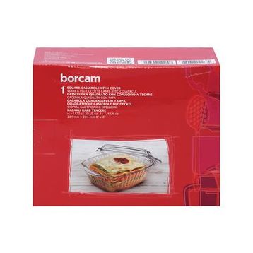 Paşabahçe 59039 Kare Kapaklı Borcam