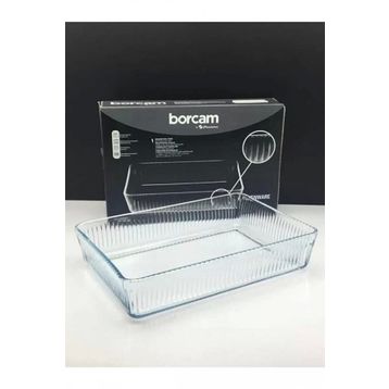 Paşabahçe 59964 Desenli Dikdörtgen Borcam