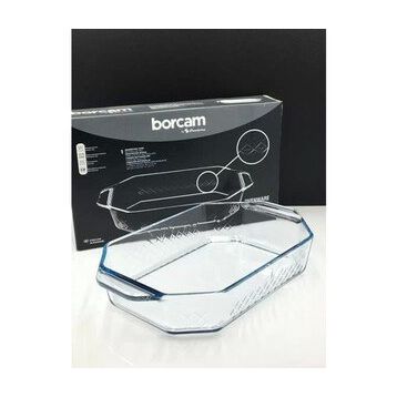 Paşabahçe 59974 Borcam Dikdörtgen Kulplu Tepsi