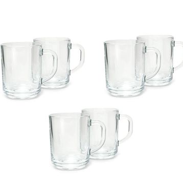 Paşabahçe 6 Adet Pub Kulplu Bardak