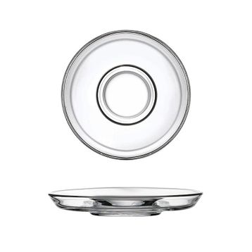 Paşabahçe 68047 6'lı Beykoz Kristal Çay Tabağı