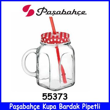 Paşabahçe 80388 Pipetli Cam Kupa