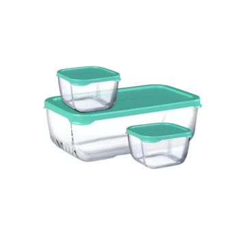Paşabahçe 95455 Snow Box Saklama Kabı Seti