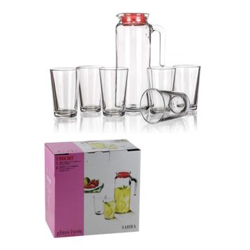 Paşabahçe 96396 7 Parça Sahra 6 Bardak 1 Sürahi Takım