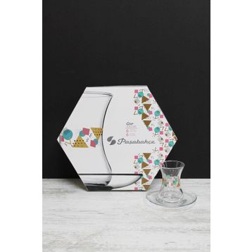 Paşabahçe 96598 Telkari 6'lı Çay Takımı