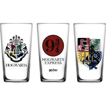 Paşabahçe 96805 3'lü Harry Potter Desenli 570 cc Su Bardağı