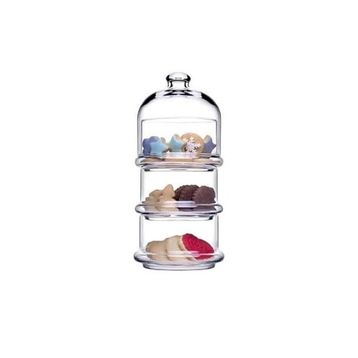 Paşabahçe 96815 Villa Patisserie 3 Katlı Cam Kurabiyelik