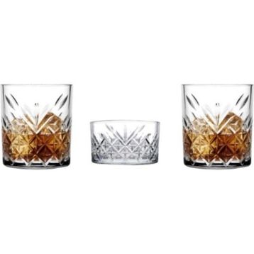 Paşabahçe 96818 Timeless 3 Parça Viski Bardak Seti