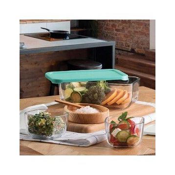 Paşabahçe 96881 3'lü Snowbox Saklama Kabı Seti