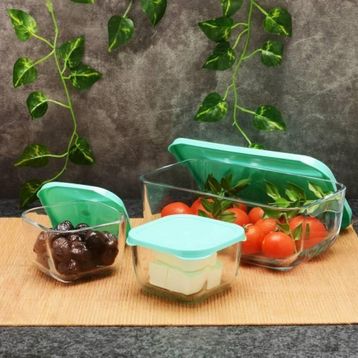 Paşabahçe 96881 3'lü Snowbox Saklama Kabı Seti