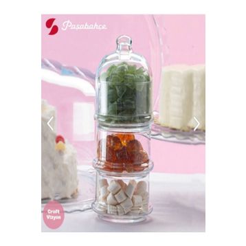 Paşabahçe 96986 Villa Patisserie Küçük Boy 3 Katlı Drajelik