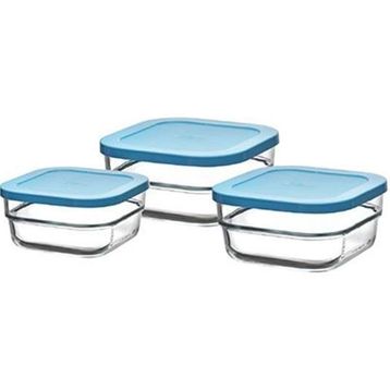 Paşabahçe 97826 3'lü Gourmet Saklama Kabı