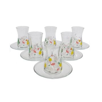 Paşabahçe Aloha 6 Bardak 6 Tabak Çay Seti