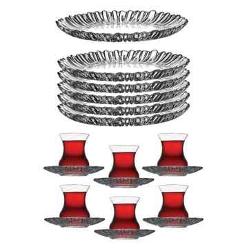 Paşabahçe Aurora 12 Parça Çay Bardağı Seti